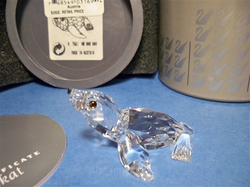 SWAROVSKI CRYSTAL BABY SEA LION 221120 MIB COA