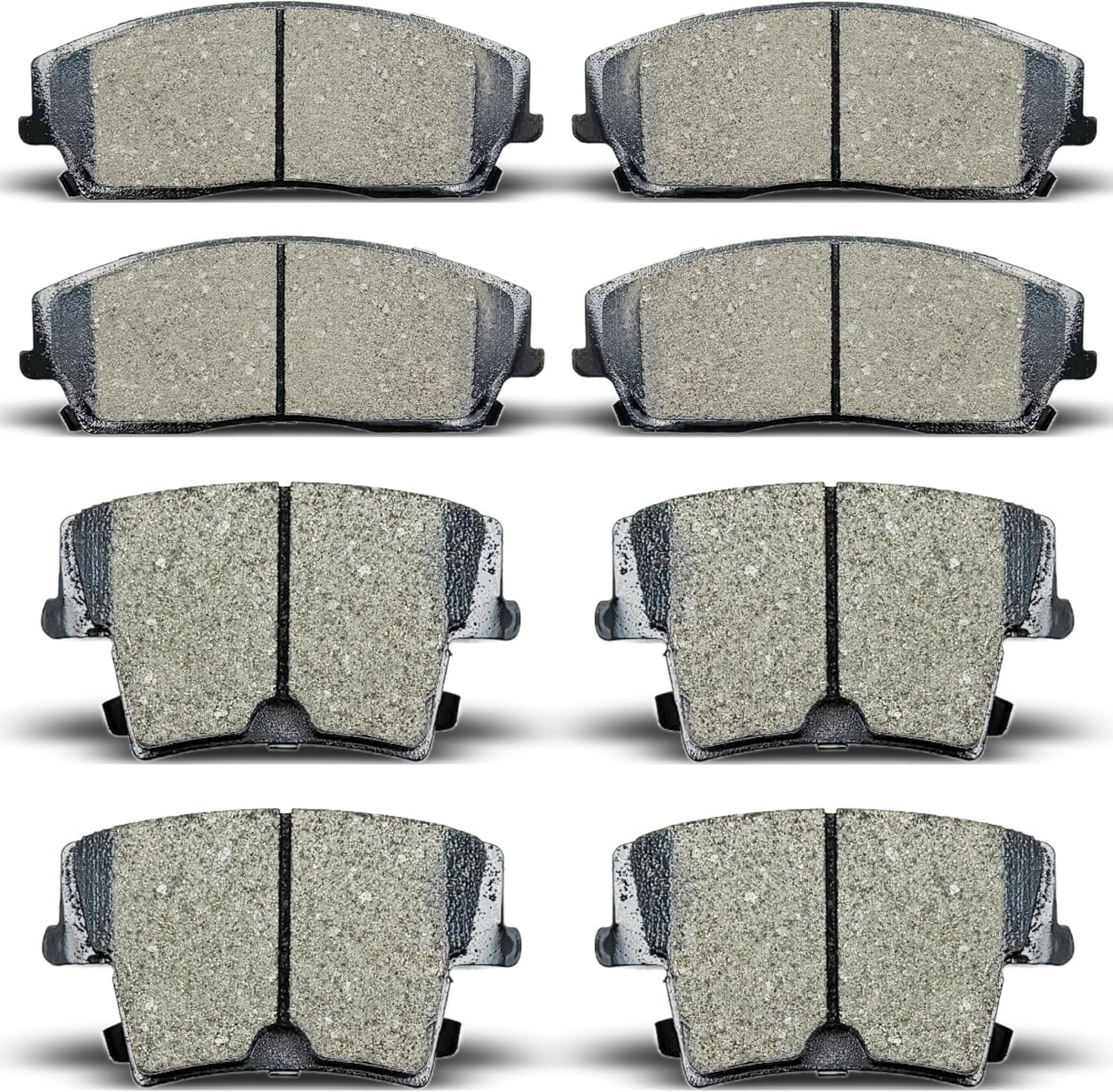 8PCS Front and Rear Ceramic Brake Pads Compatible with 2005-2020 Chrysler 300...
