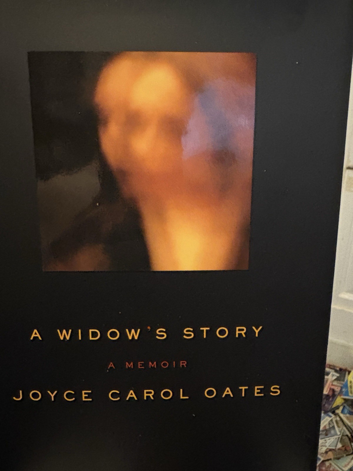 SIGNED Joyce Carol Oates “ A Widow’s Story” Hardcover First