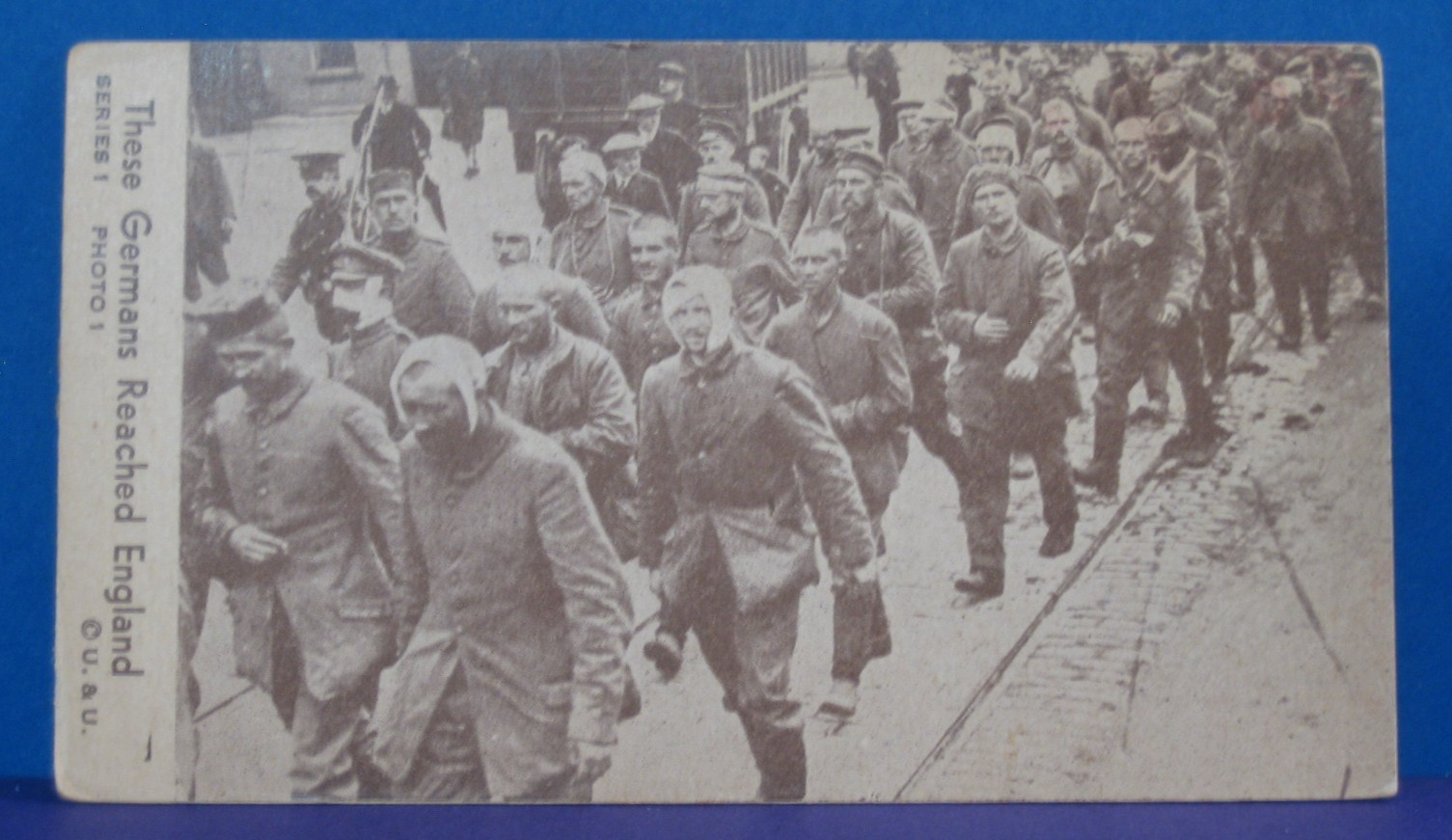 WWI Underwood & Underwood Action Photo Card HOW THE GERMANS REACHED LONDON