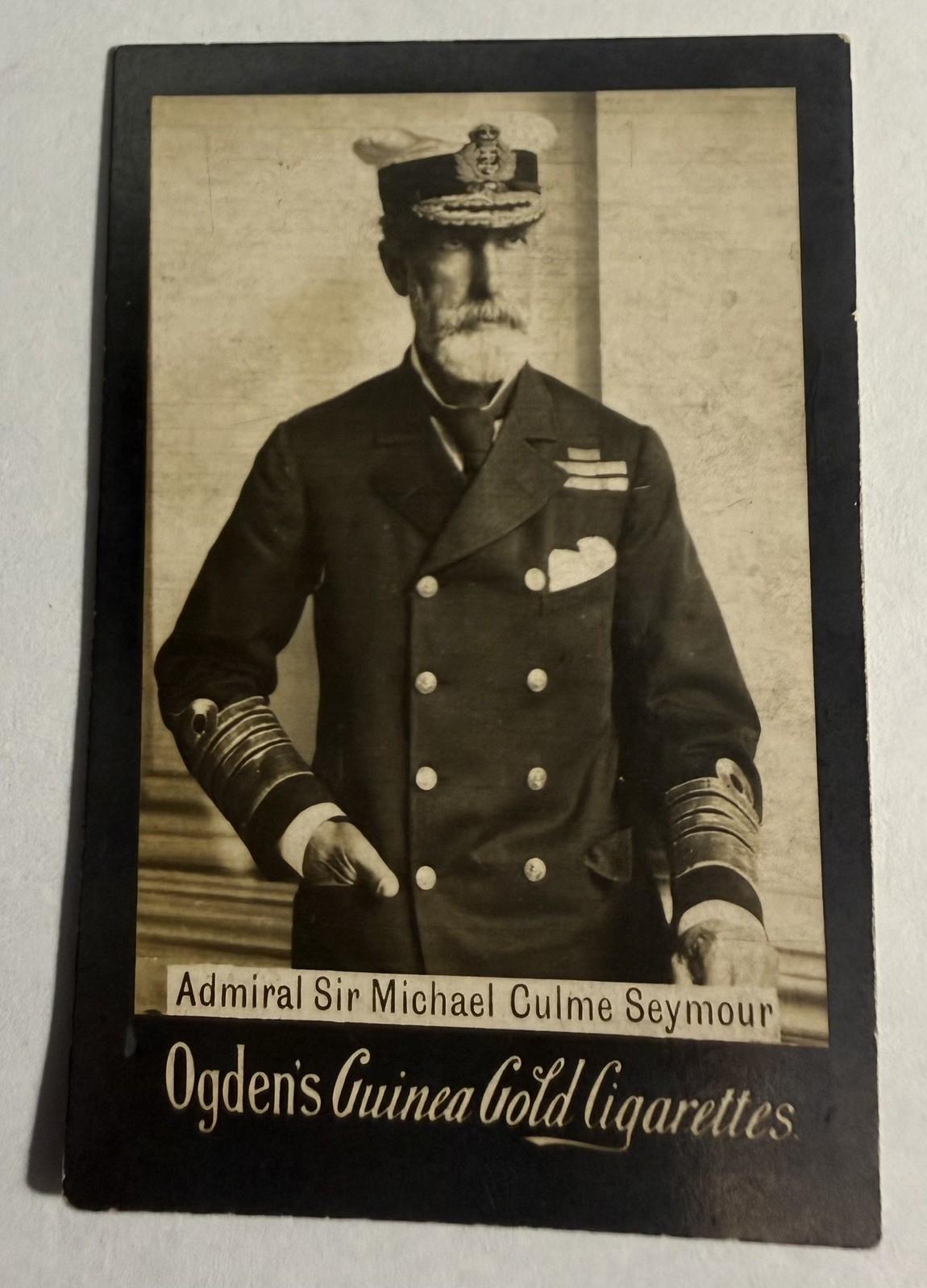 1901 Ogden’s Guinea Gold Admiral Sir Michael Culme-Seymour Tobacco Card