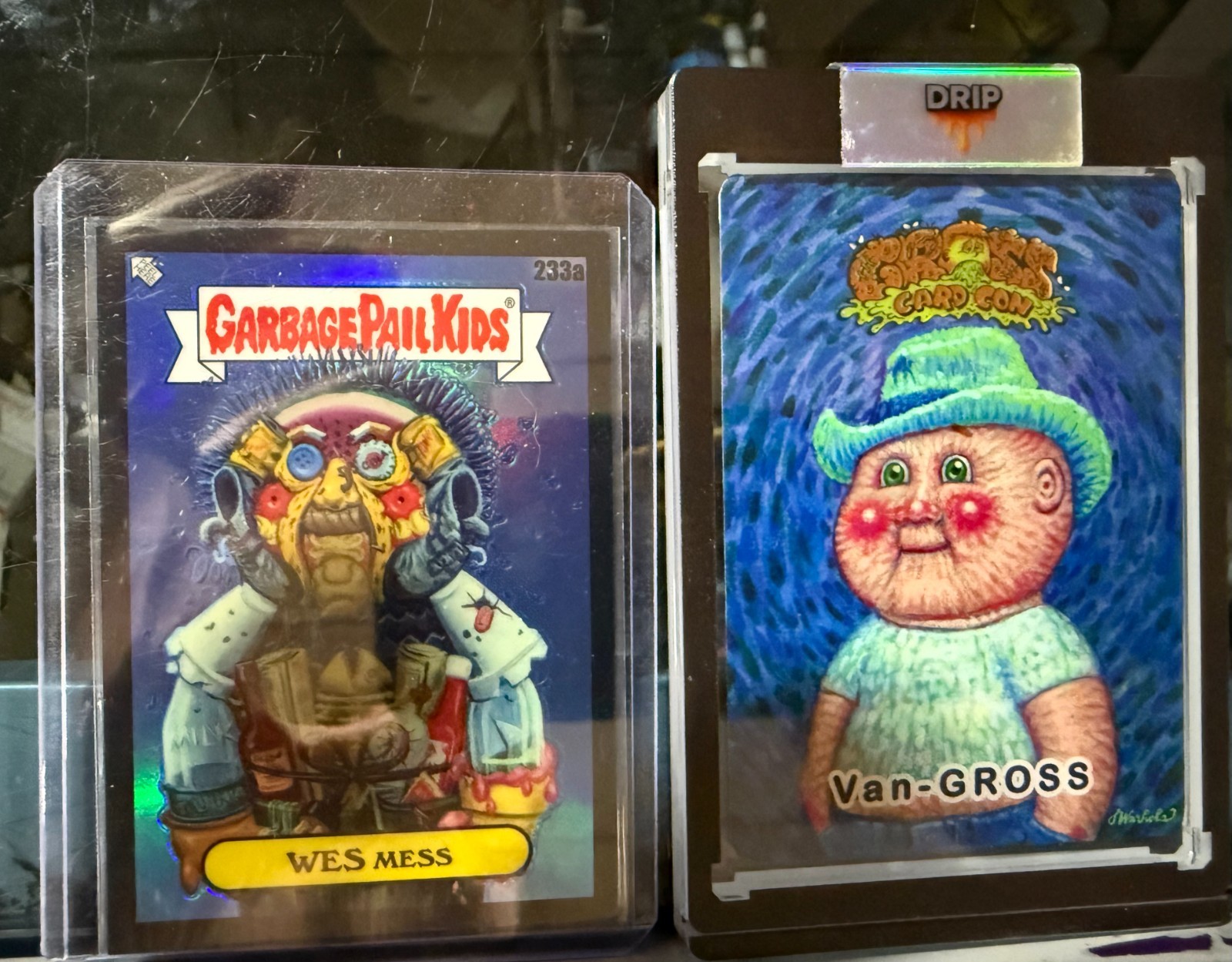 GARBAGE PAIL KIDS JAMES WARHOLA AUTOGRAPH RARE CARD GROSS CARD CON VAN GROSS WES