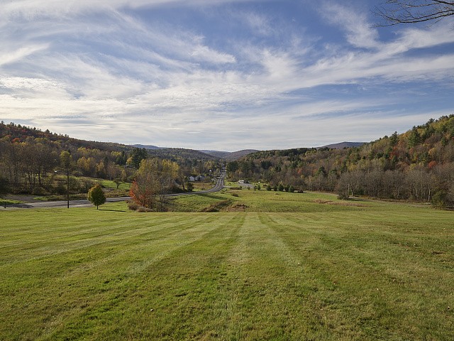 Photo:North Bennington Vermont 2010s Rural Landscape Valley Road View