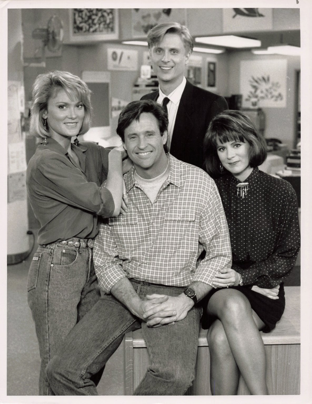 Robert Hays Patricia Richardson NBC TV Show FM 7x9 Publicity Photo 1990