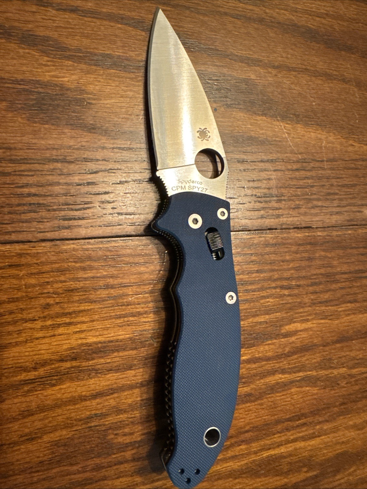 SPYDERCO Manix 2 Cobalt Blue G-10, CPM SPY27 Steel, Plain Edge, C101GPCBL2 SPYDERCO Manix 2 Cobalt Blue G-10, CPM SPY27 Steel, Plain Edge, C101GPCBL2