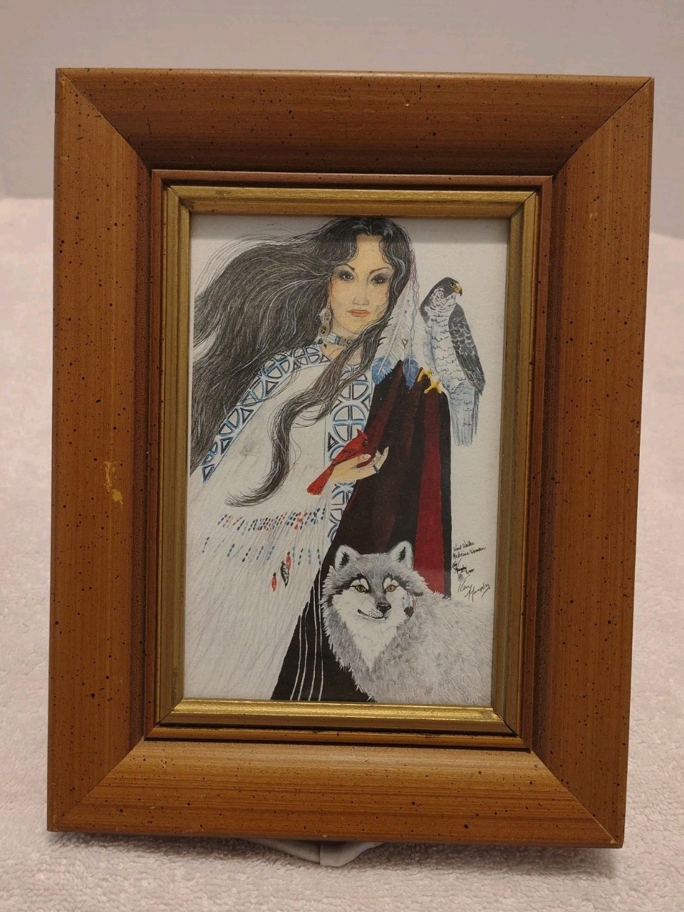 1991 ~ KAY MURPHY ~ Wind Walker Medicine Woman ~ Hand Signed Print ~ 5\ 1991 ~ KAY MURPHY ~ Wind Walker Medicine Woman ~ Hand Signed Print ~ 5\