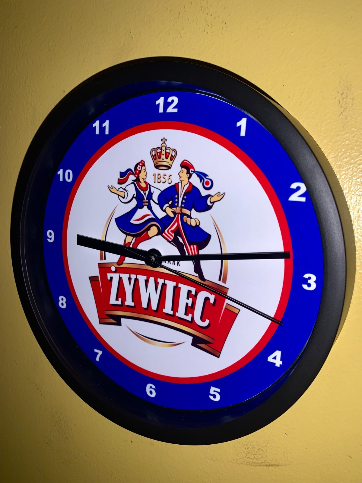 Zywiec Polish Poland Beer Bar Tavern Man Cave Clock Advertising Sign Zywiec Polish Poland Beer Bar Tavern Man Cave Clock Advertising Sign