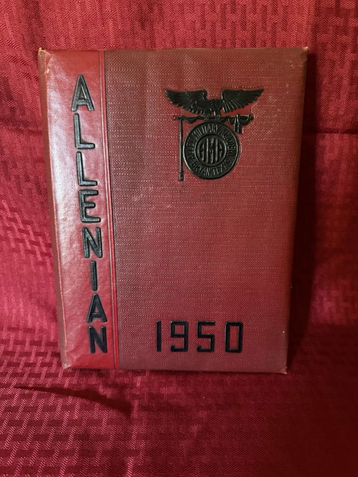 Allenian 1950 Allen Military Academy Bryan Texas - With Signatures Yearbook Allenian 1950 Allen Military Academy Bryan Texas - With Signatures Yearbook