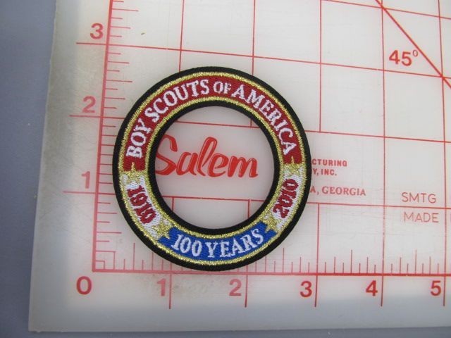 1910 - 2010 World Crest ring collectible patch (pS)