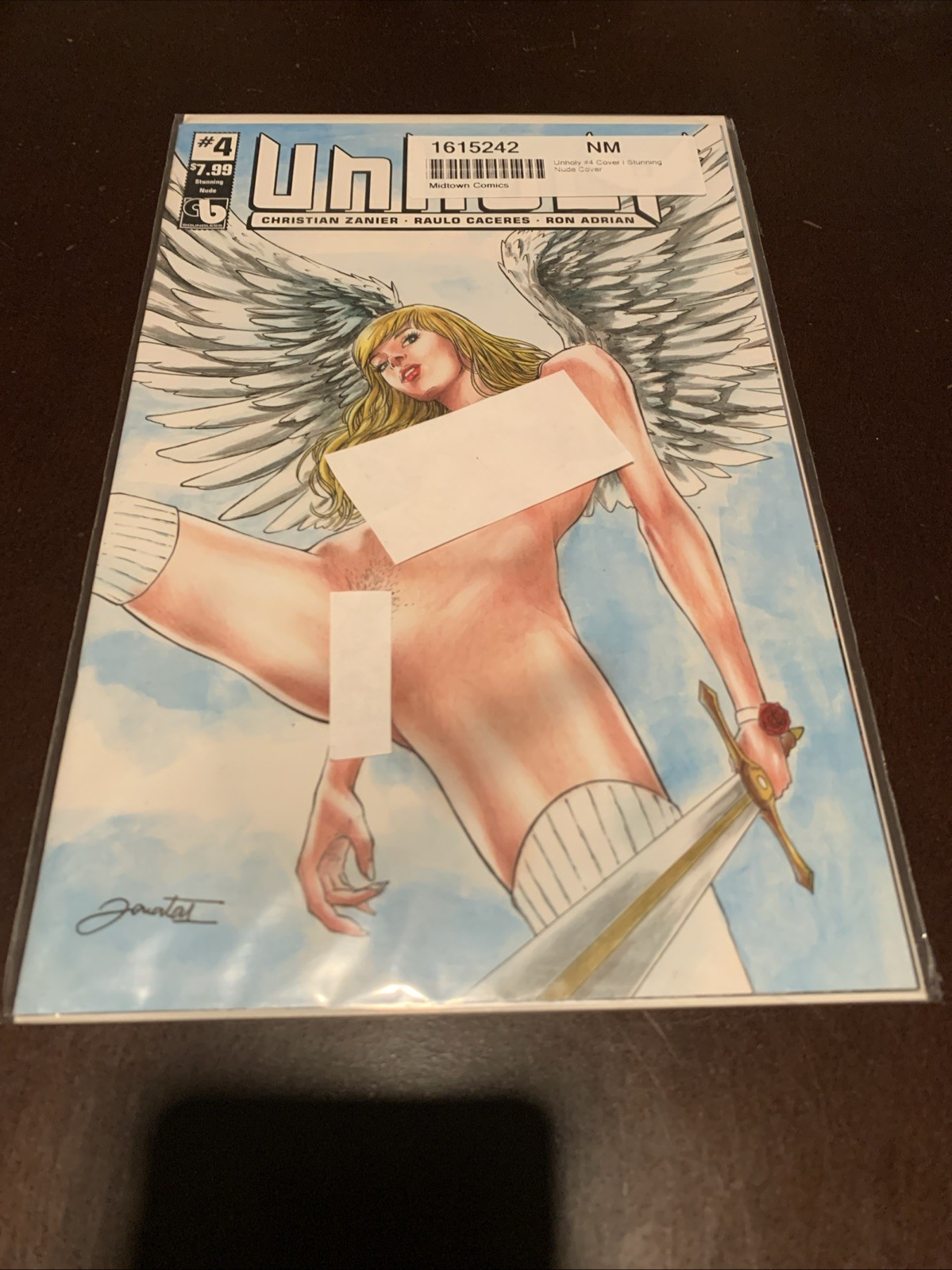 Boundless Comics Unholy #4 NM Stunning Nude Cover Rare