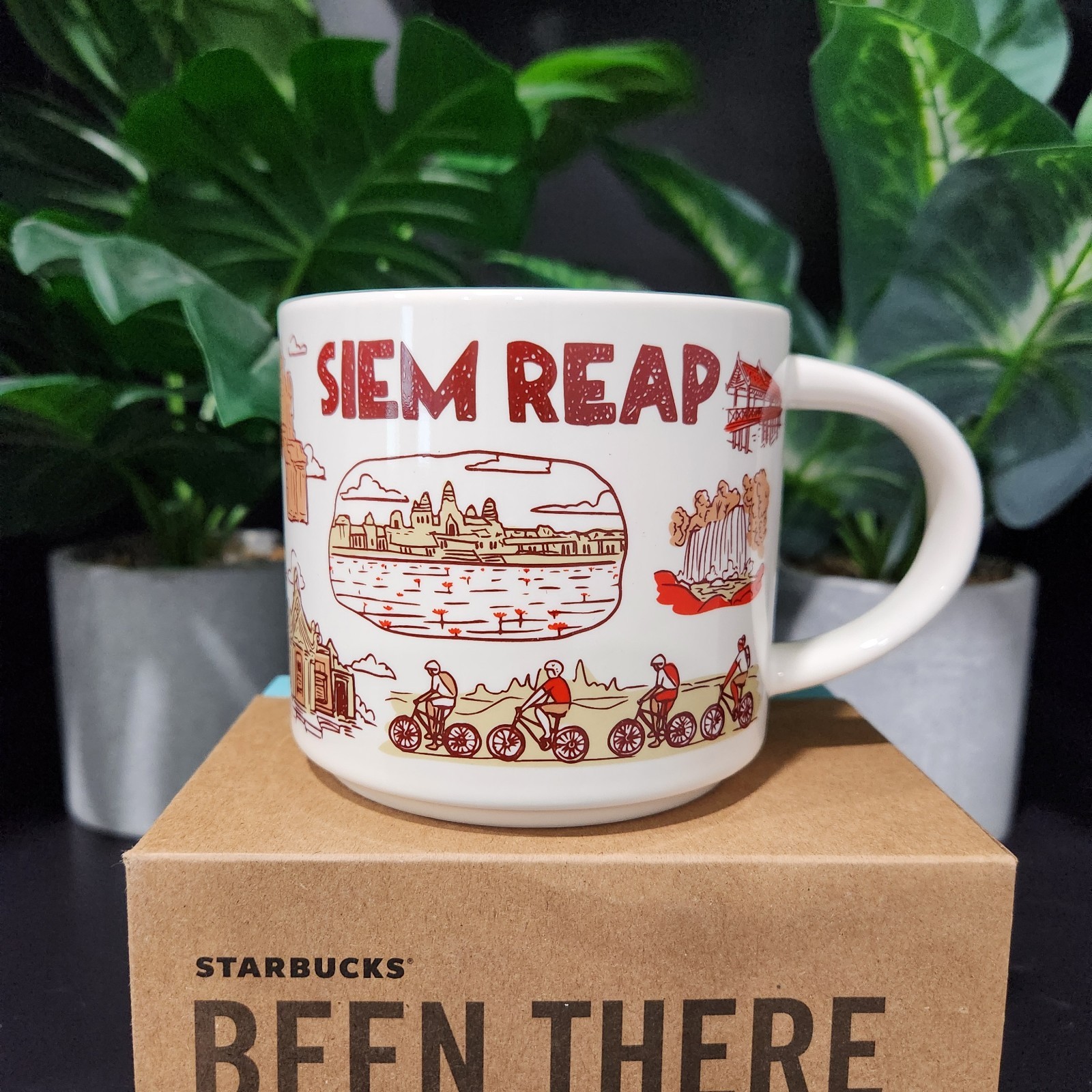 Starbucks 14oz Mug Siem Reap Cambodia New W/Box USA Seller 