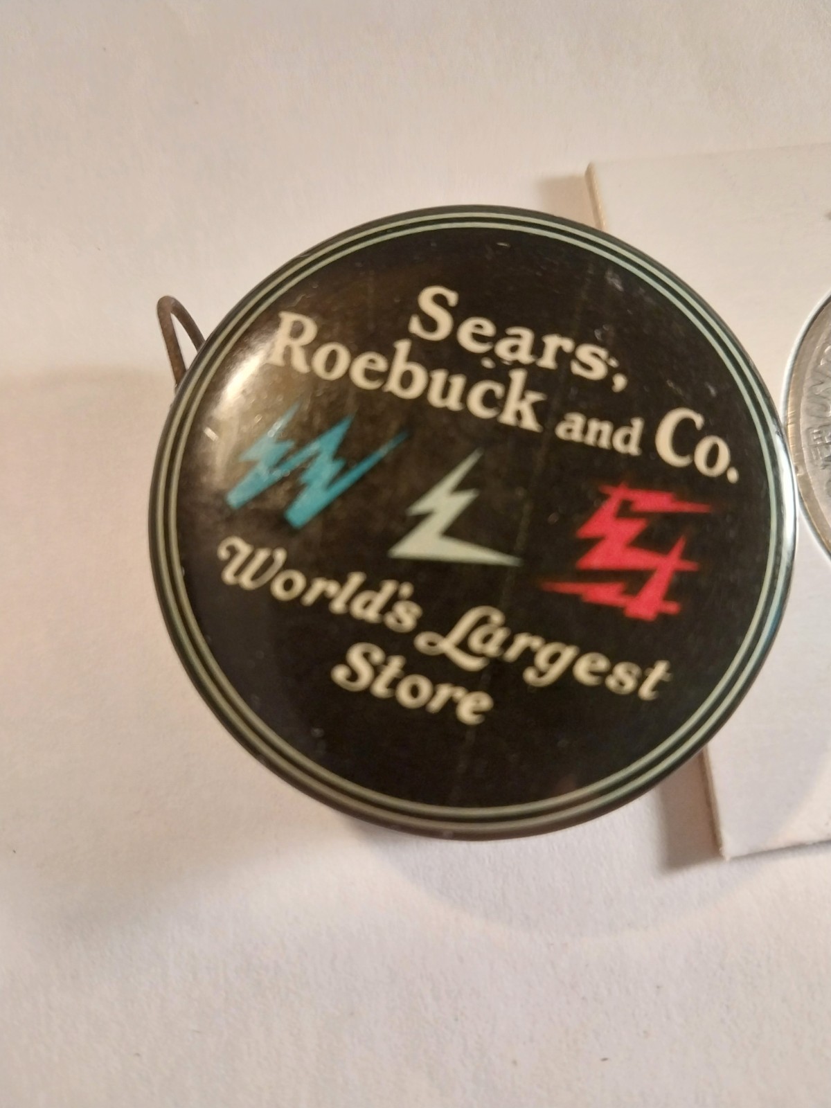 WLS Sears worlds largest store, 4foot tape, vintage WLS Sears worlds largest store, 4foot tape, vintage