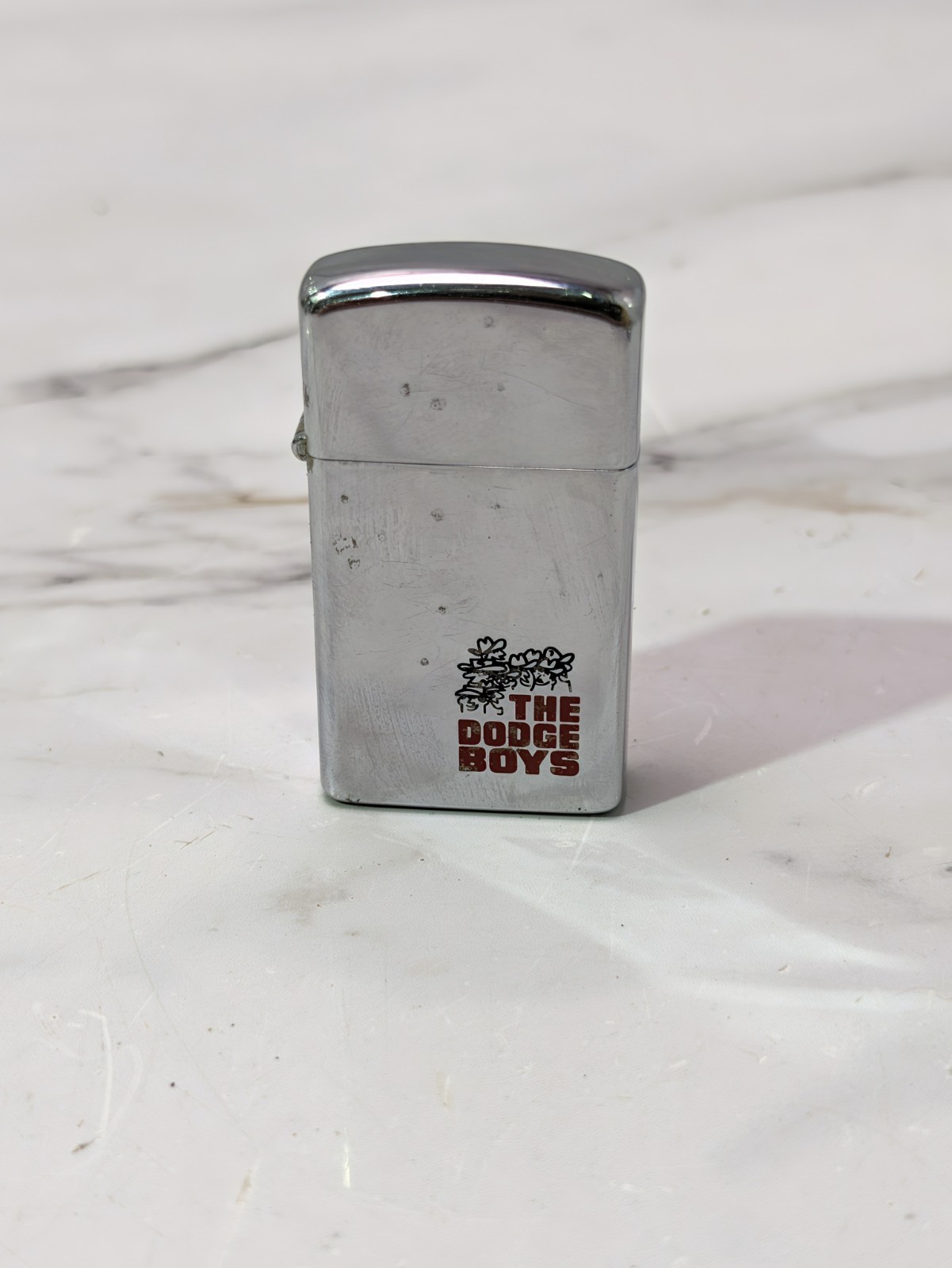 1973 Vintage Zippo The Dodge Boys Slim --- RARE
