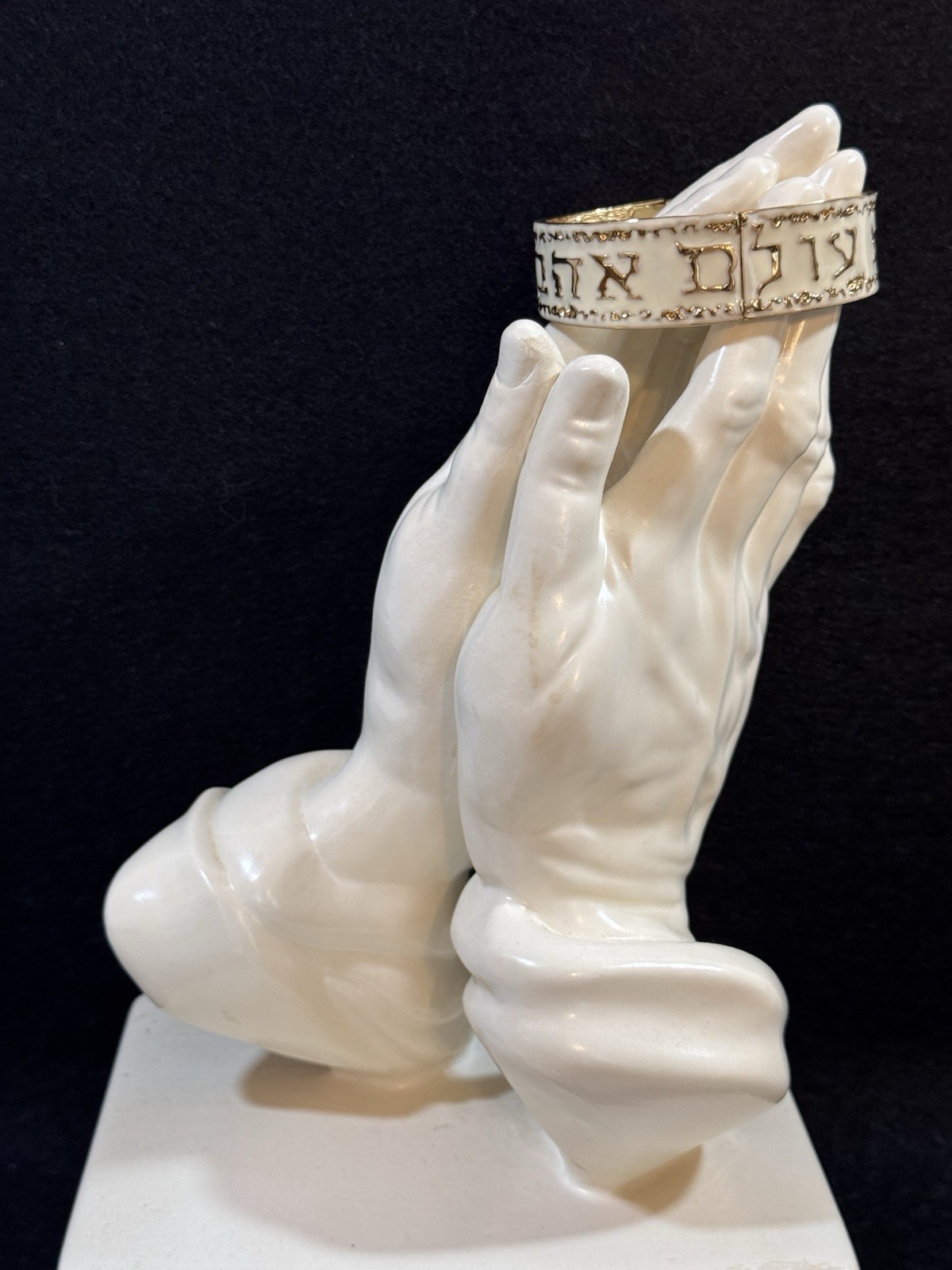 Vintage Hebrew Yom Kippur Bracelet - “I Will Love You Forever” Signed CINER