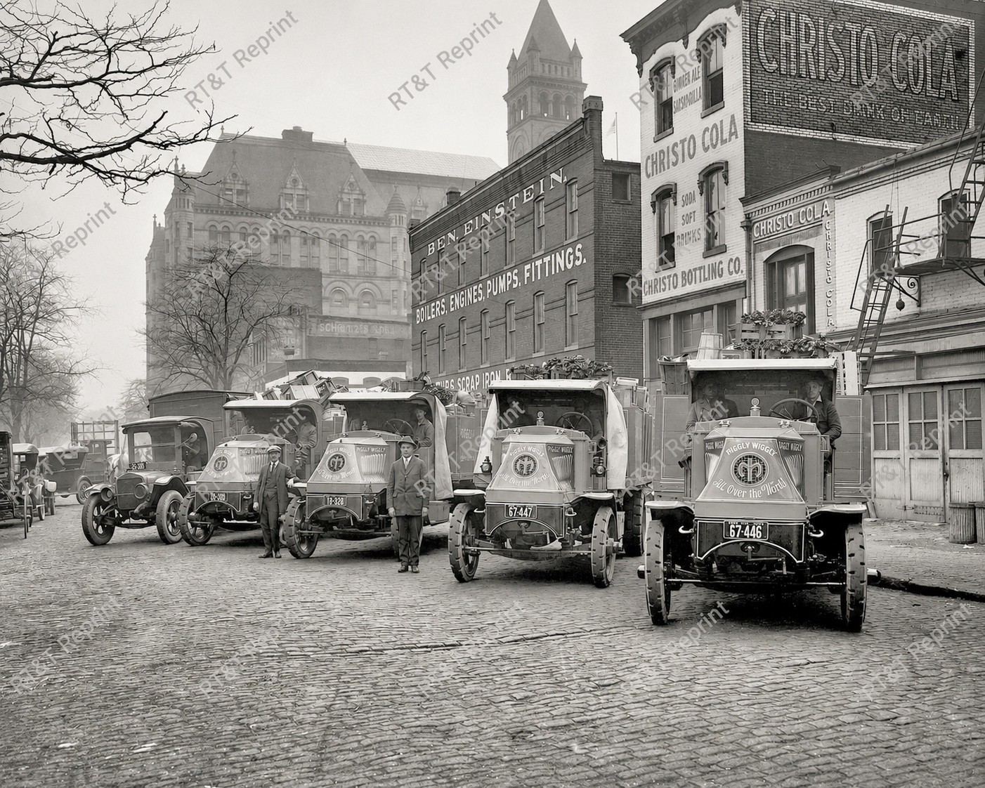1923 Christo Cola & Whistle Soda Delivery Trucks Fleet Historic 8x10 Photo 1923 Christo Cola & Whistle Soda Delivery Trucks Fleet Historic 8x10 Photo