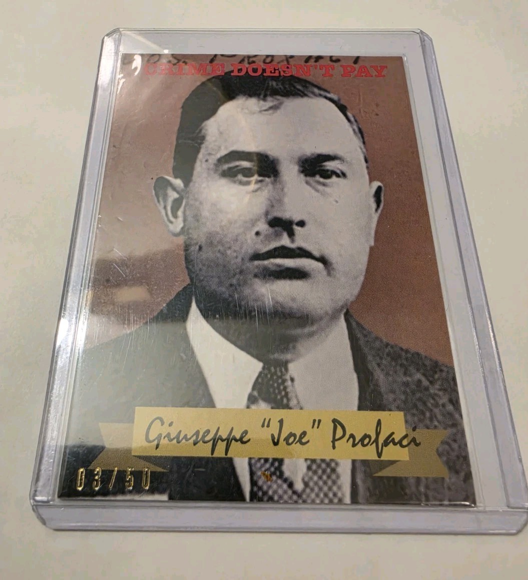 2016 Historic Autographs The Mob Tenth Anniversary #23 Joe Profaci 03/50 🔥 2016 Historic Autographs The Mob Tenth Anniversary #23 Joe Profaci 03/50 🔥