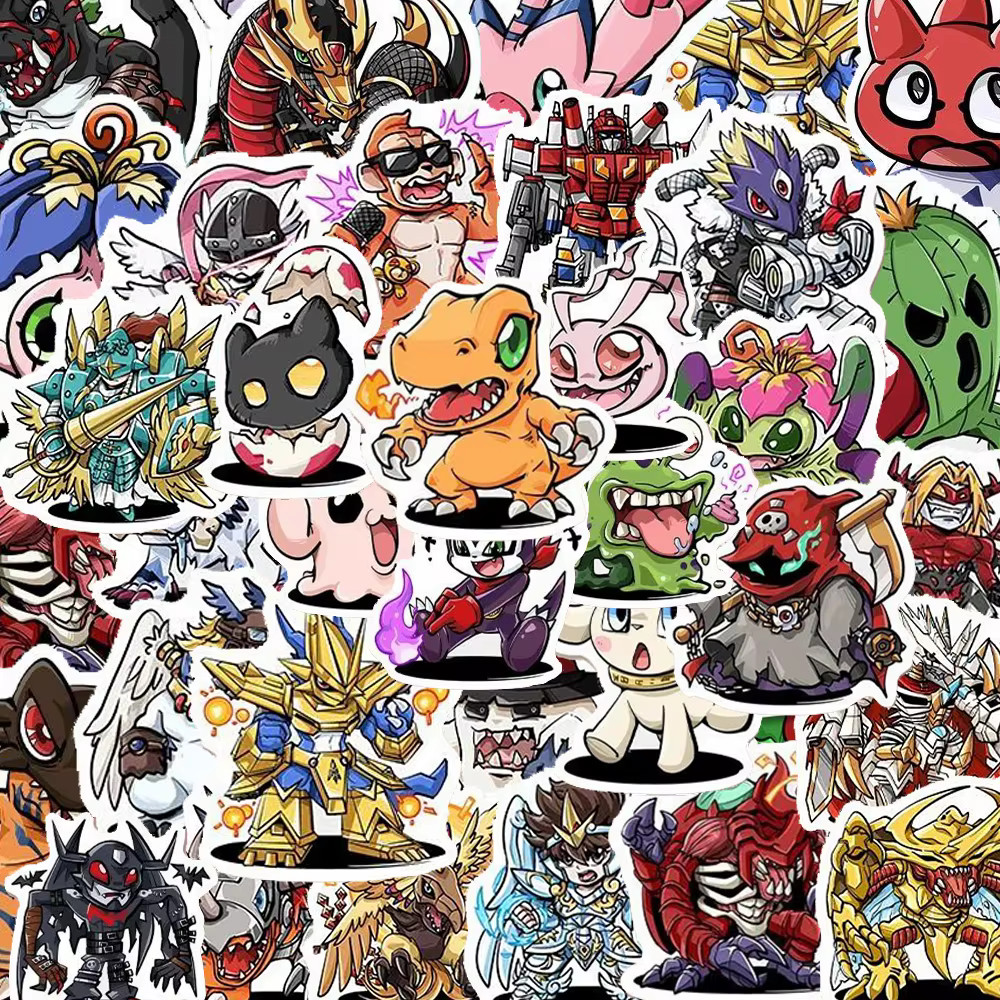 Digimon Stickers 25 Pack Random Assortment Agumon War Greymon - US Seller Digimon Stickers 25 Pack Random Assortment Agumon War Greymon - US Seller