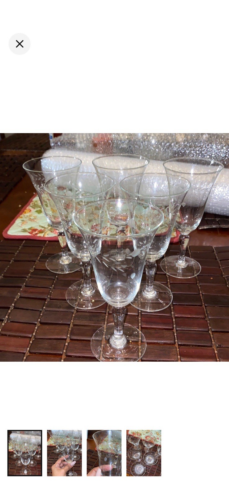 Vintage Princess House Bell Cup Glasses Set Of 6 Vintage Princess House Bell Cup Glasses Set Of 6