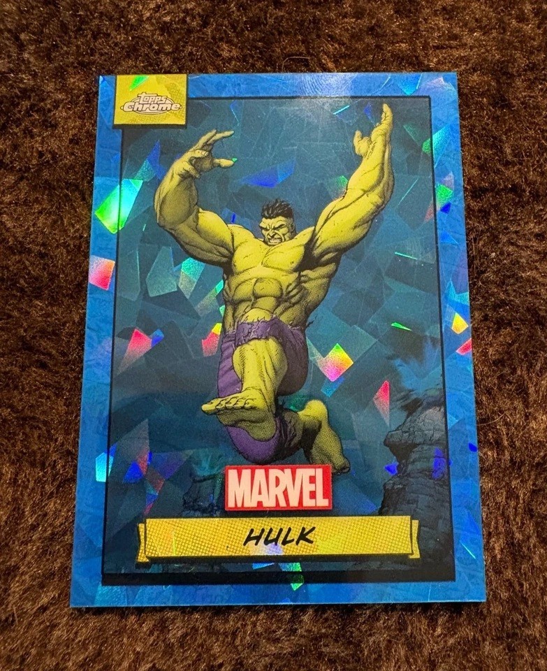 2024 Topps Chrome Marvel Base Sapphire Card Lot - Hulk, Vision, Ant-Man Trio