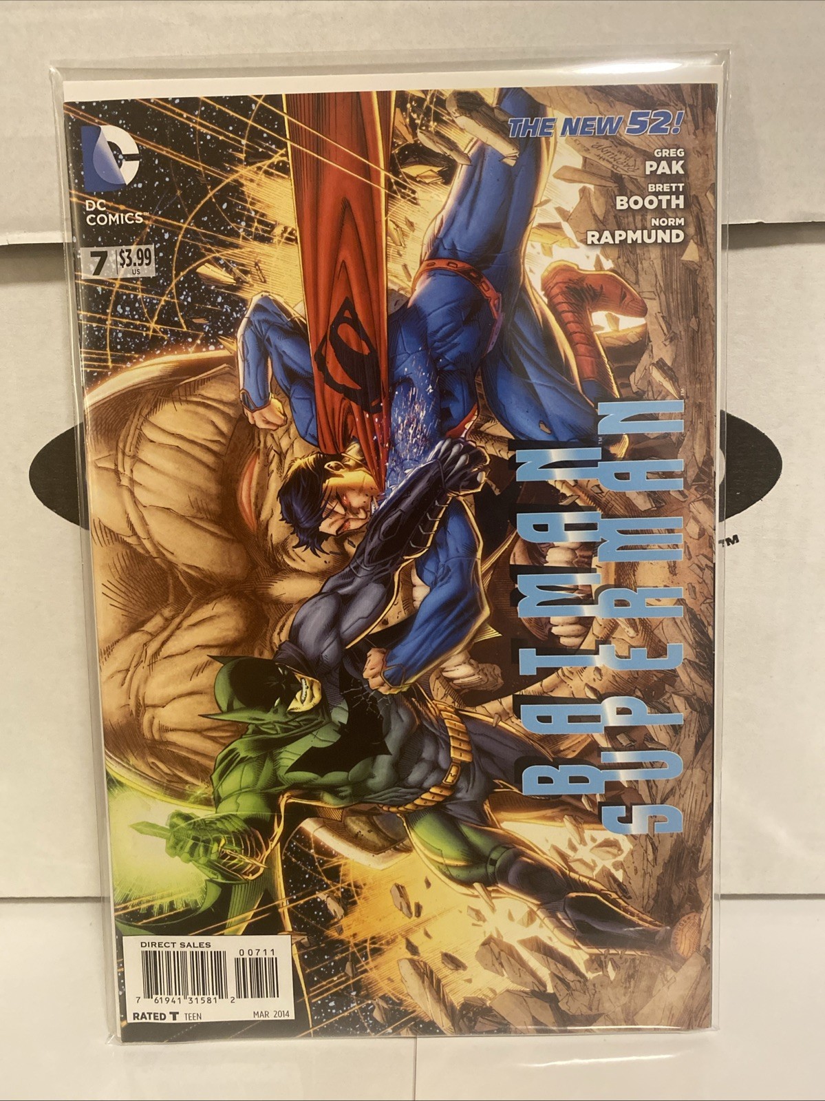 Batman/Superman #7 - Brett Booth Cover (DC Comics New 52 2013) | $2 BIN Sale ⚡️