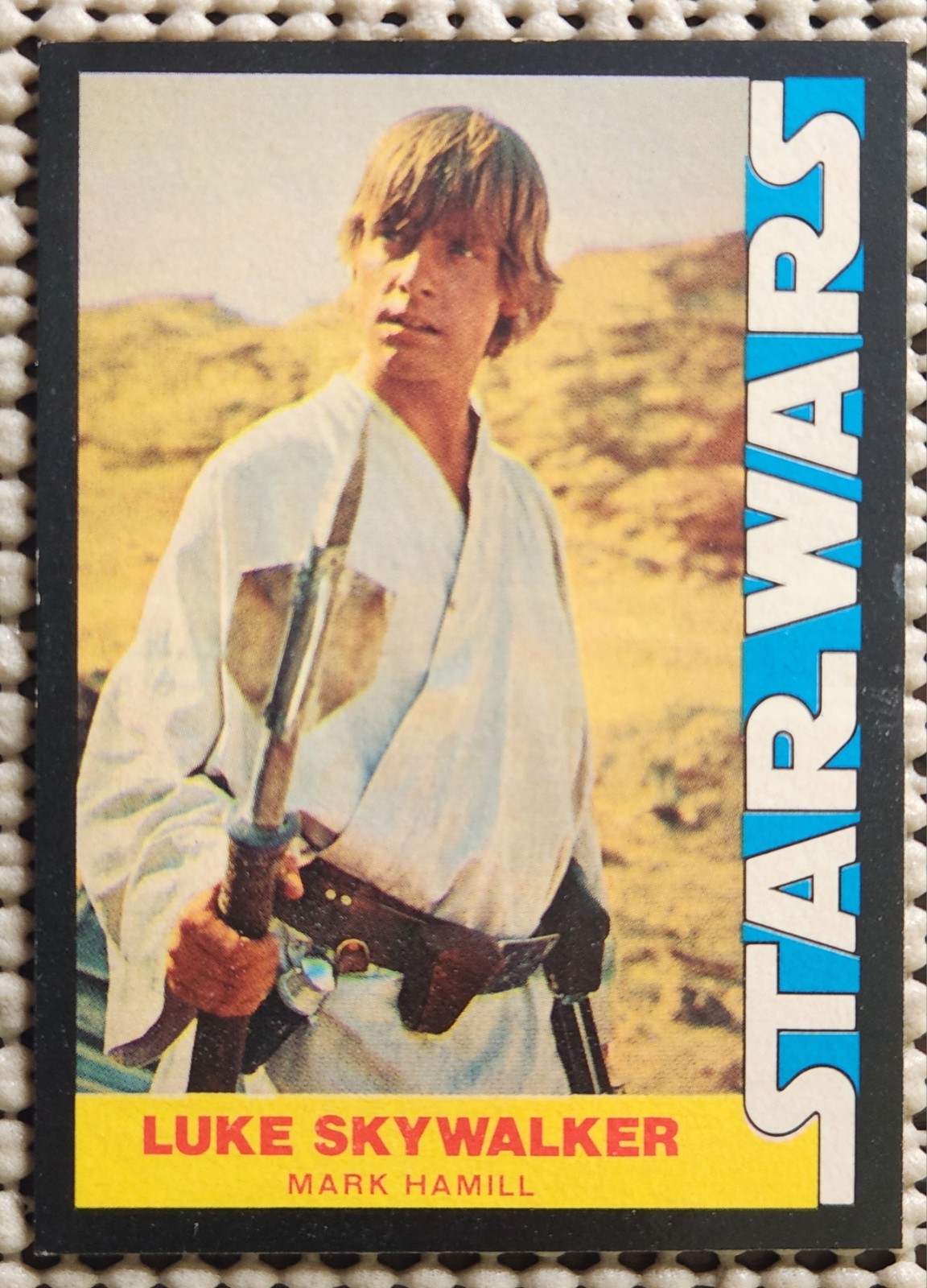 LUKE SKYWALKER: 1977 Star Wars Wonder Bread SPECIAL INSERT PROMO CARD #1 RC SP