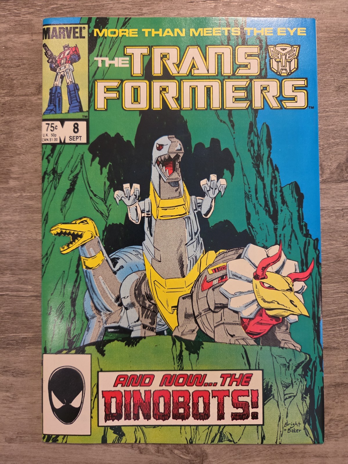 Transformers #8 (Marvel 1985) 1st Appearance Dinobots High Grade NM 9.4 9.6
