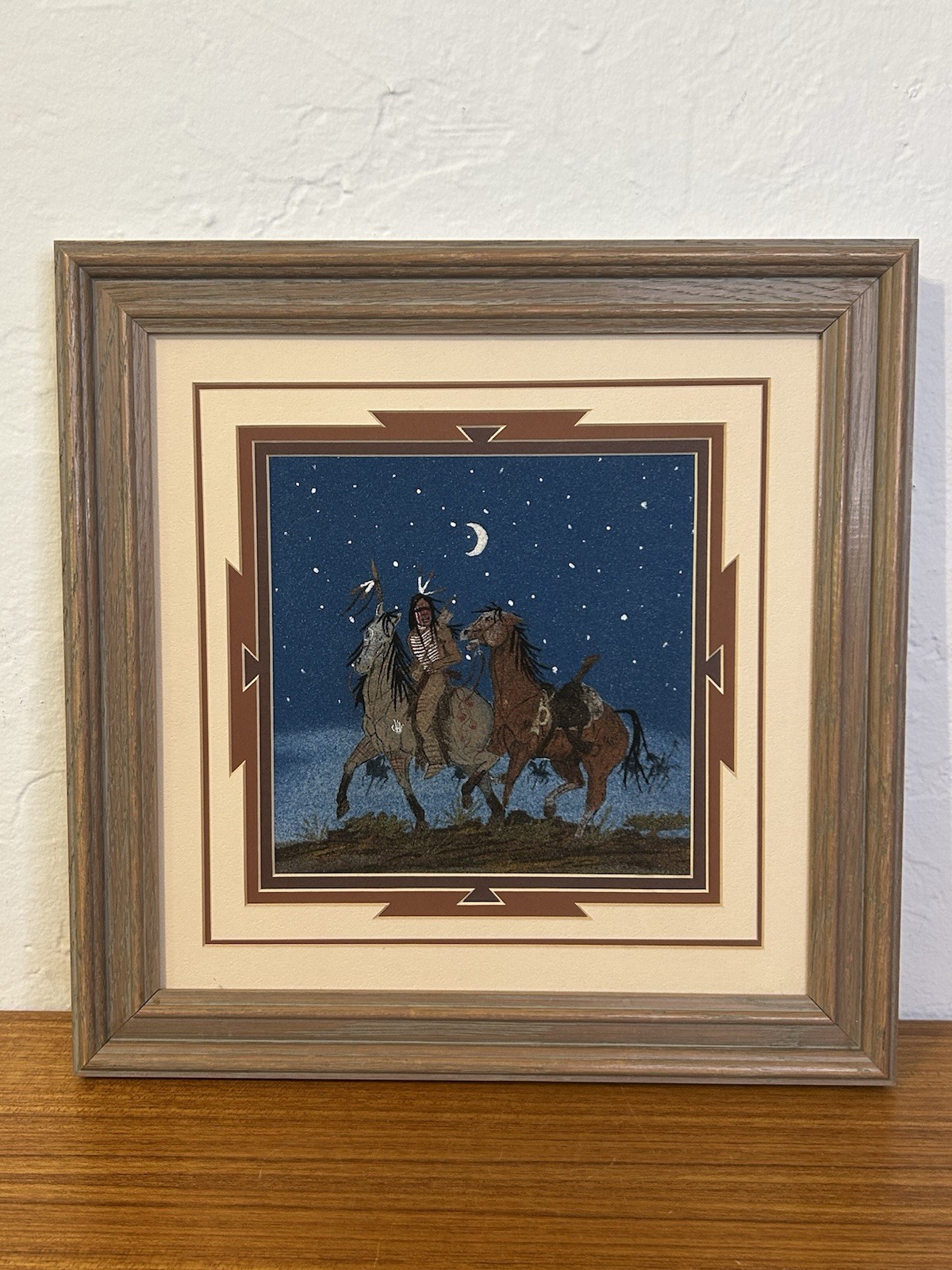 Vintage Navajo Sand Painting \