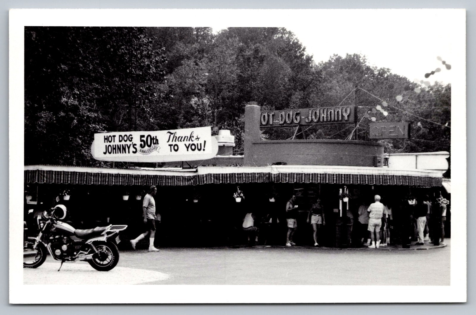 Buttzville NJ~Hot Dog Johnny\'s~1994 Warren County New Jersey RPPC PHOTO Postcard