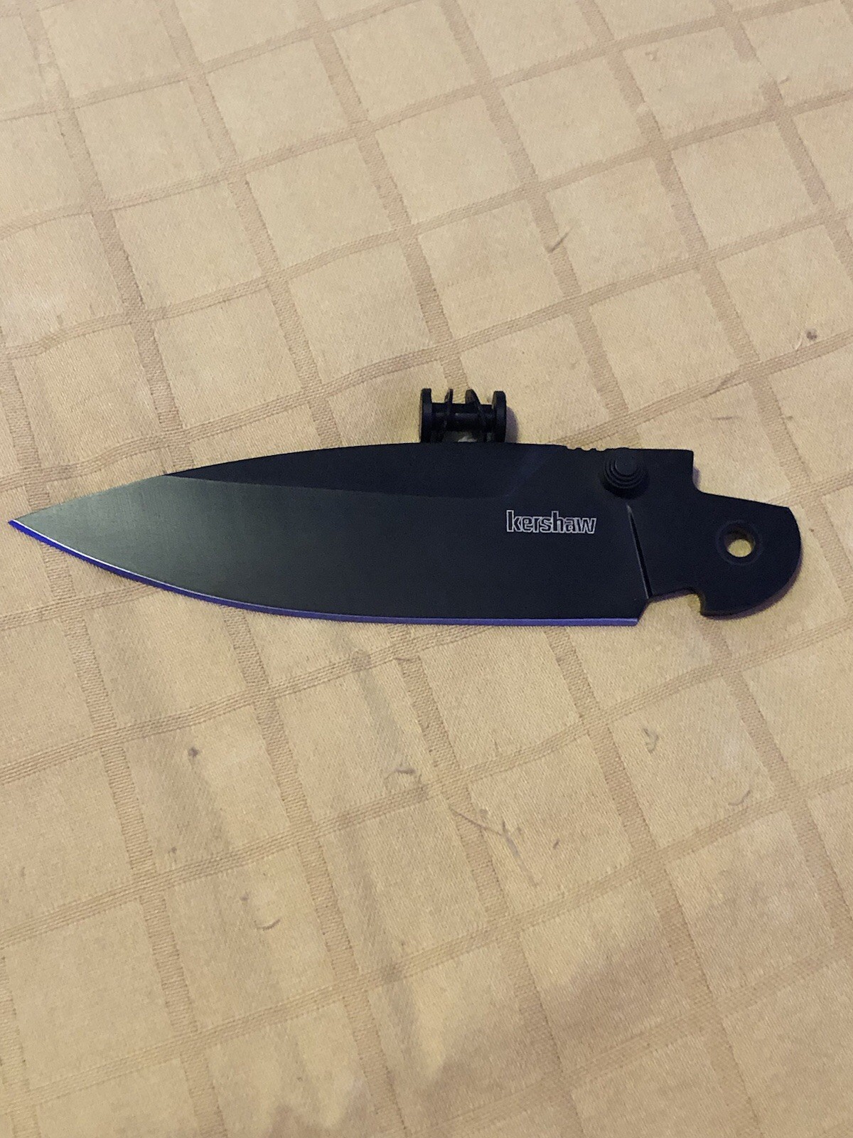 KERSHAW 2038KAR Black Replacement Blade Very Sharp. With Screw, Washers & Nut. 