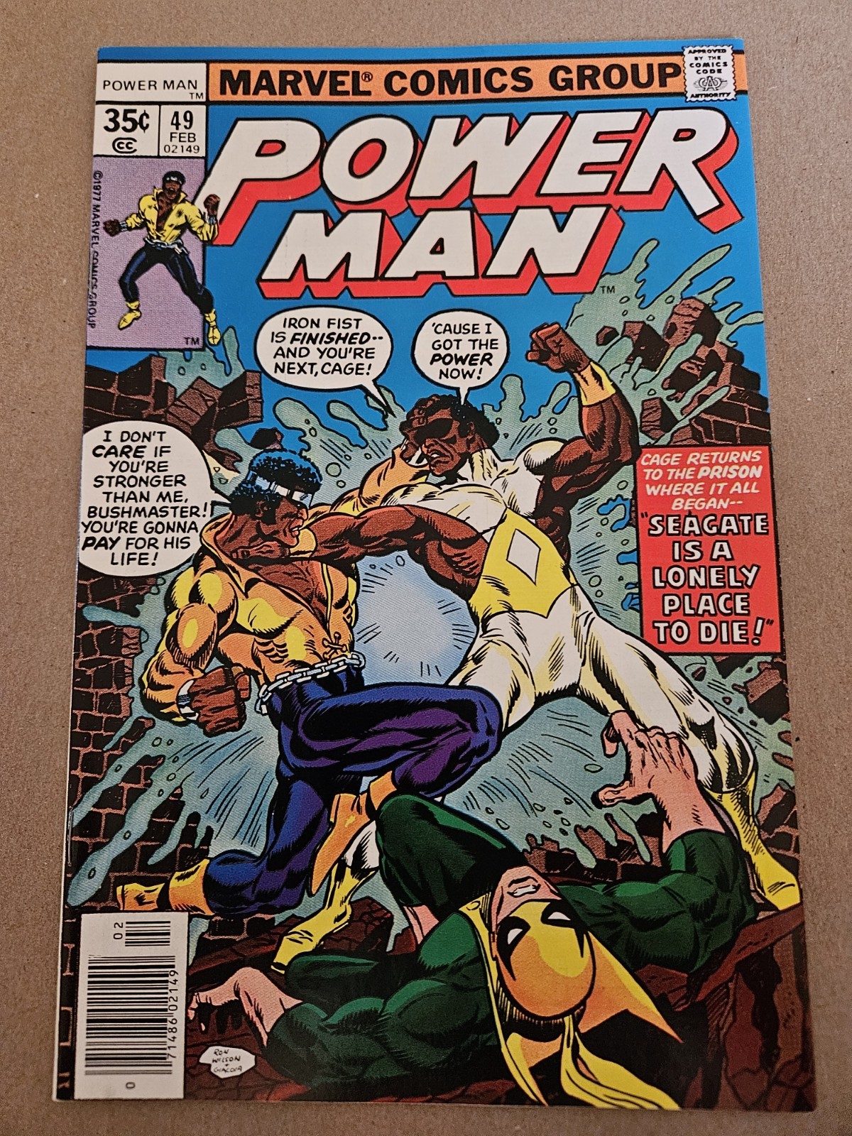 Power Man #49 (Marvel\'78) Last Power Man Issue🔥Vf+🔥Please Look At Pics Power Man #49 (Marvel\'78) Last Power Man Issue🔥Vf+🔥Please Look At Pics