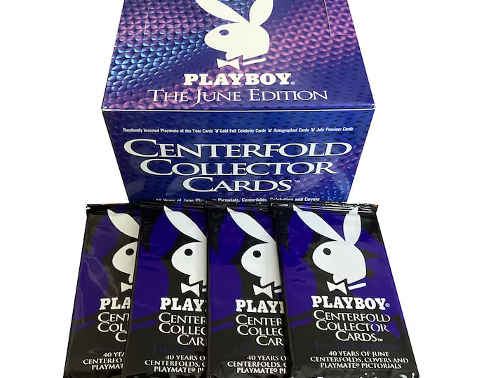 Playboy June 1995 Trading Cards Sealed Pack Vintage Collectible BEST SELLER Playboy June 1995 Trading Cards Sealed Pack Vintage Collectible BEST SELLER