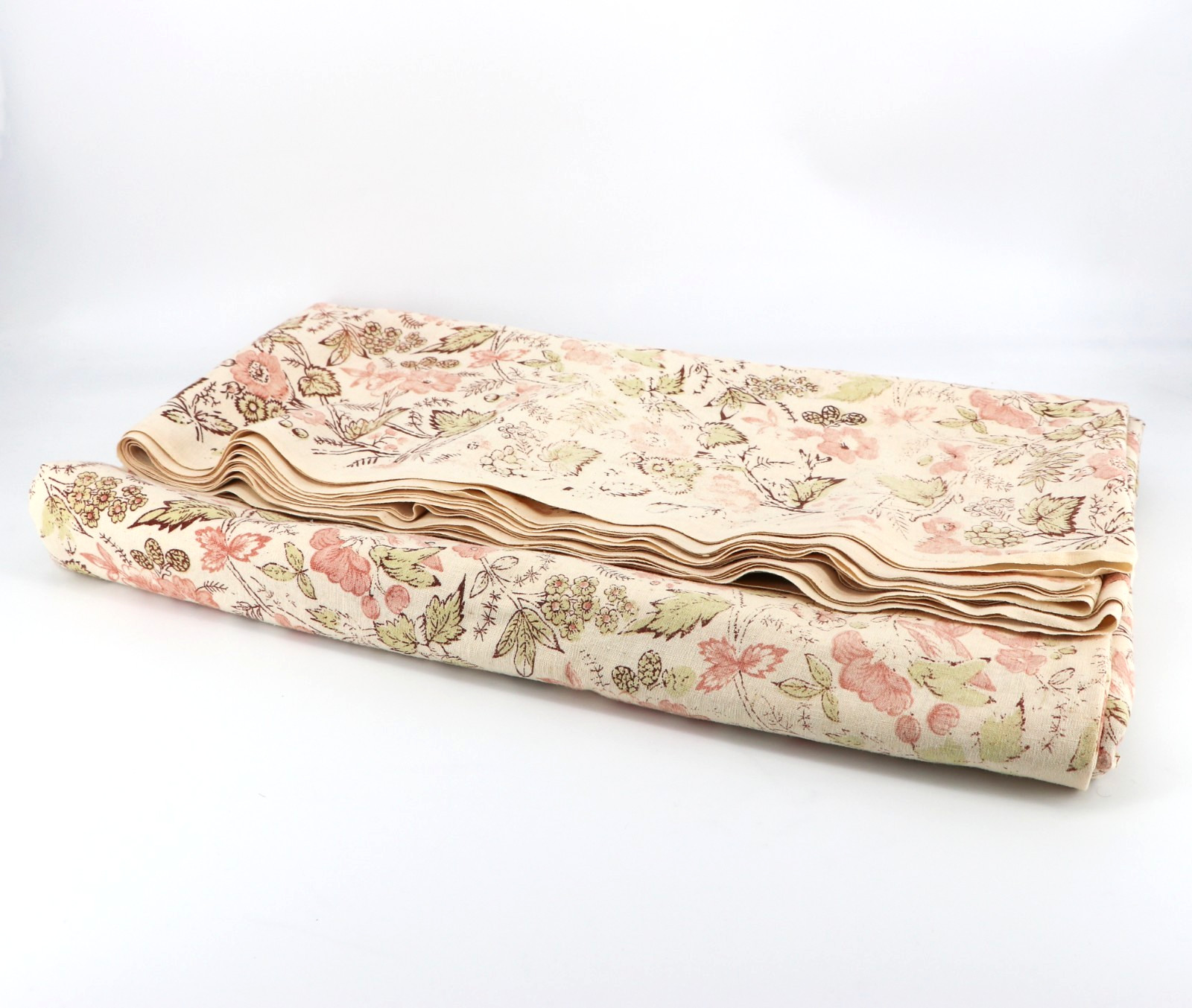 Antique Cotton/Linen Fabric 36.5