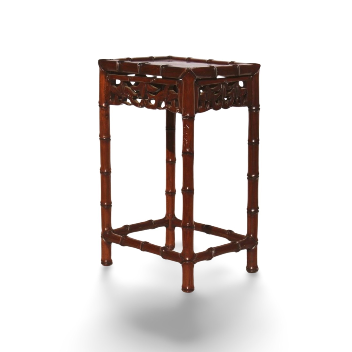 An Antique Hardwood Pedestal An Antique Hardwood Pedestal