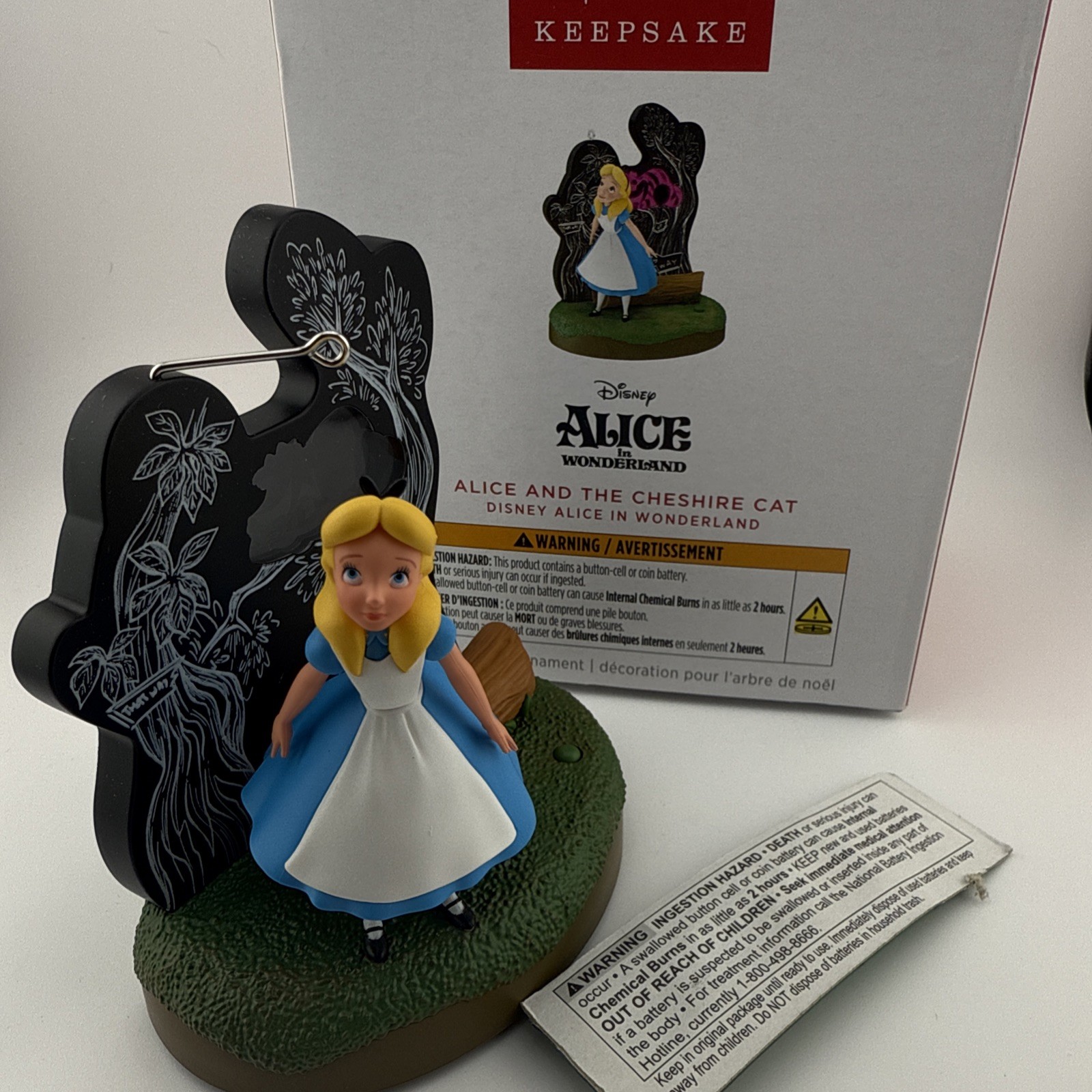 Hallmark Ornament 2025 Alice and the Cheshire Cat Alice in Wonderland