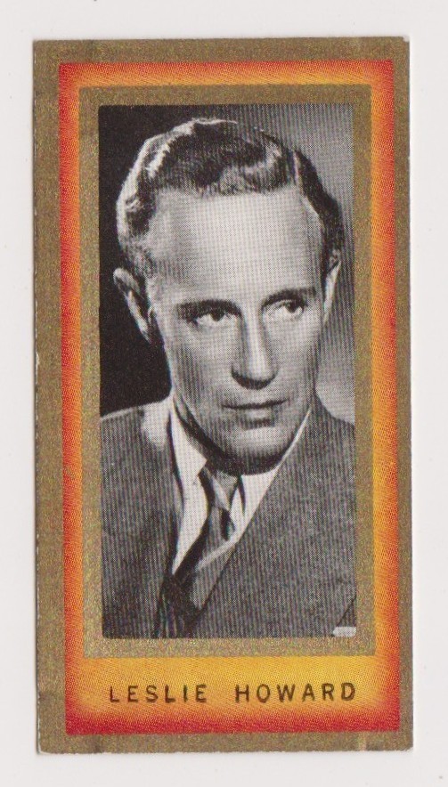 Leslie Howard 1938 Carreras Film Favourites Tobacco Card #24