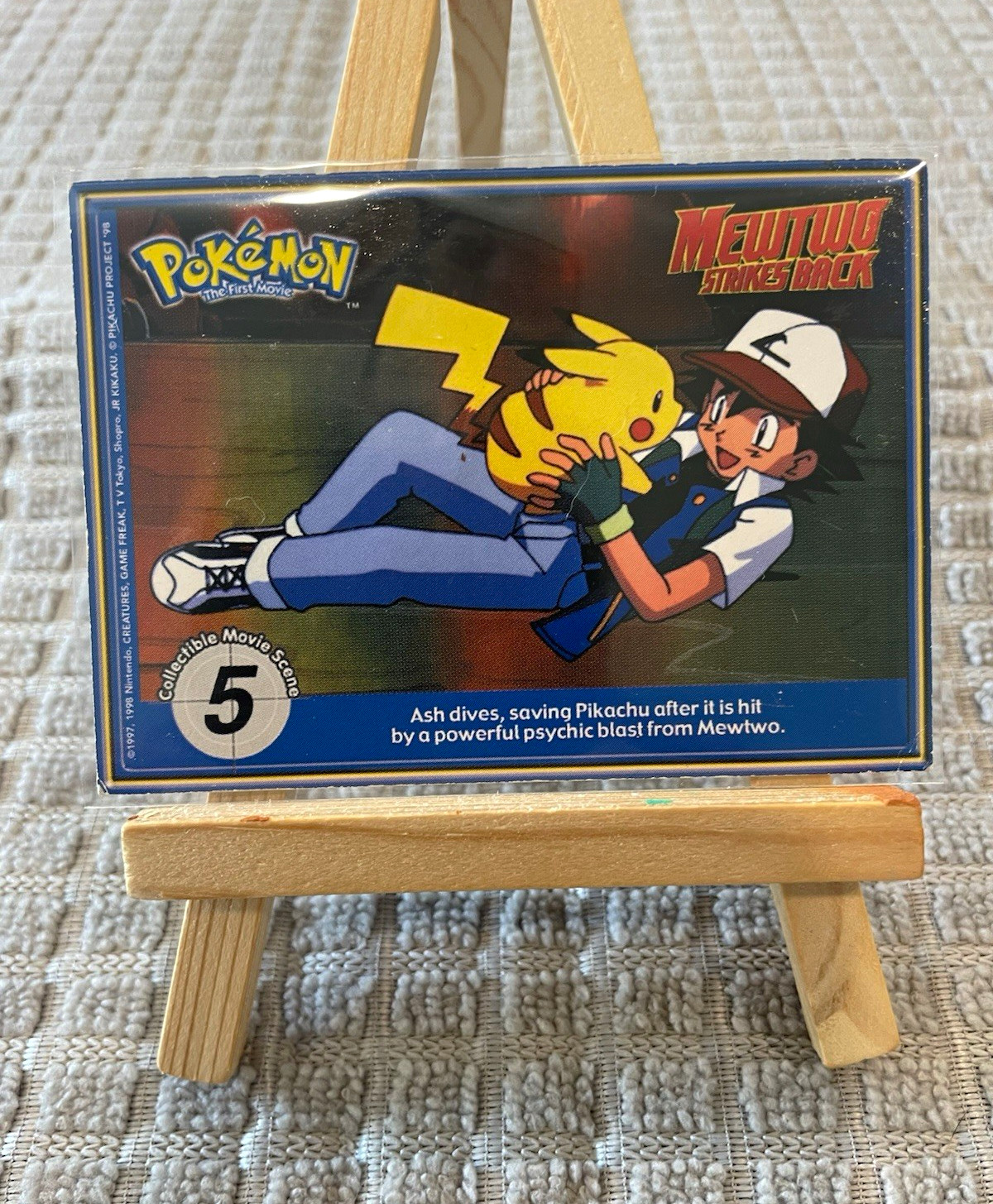 Pokémon PokéTrivia 2-Card Lot Movie Scene #5 & Tentacruel #73 (1999)