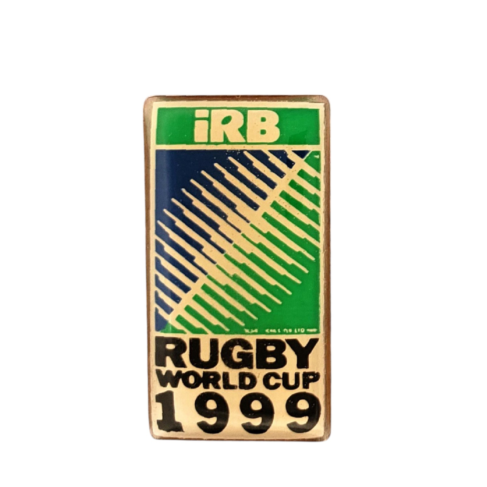Vintage 1999 Rugby World Cup IRB Lapel Pin Badge Wales UK Rugby Union Tournament