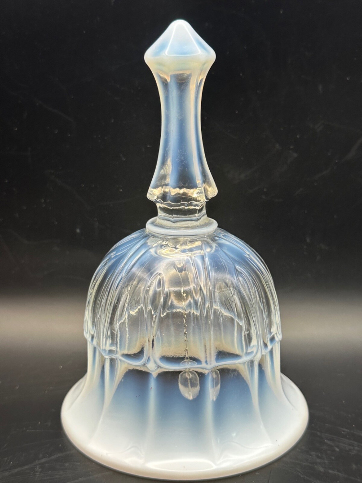 Vintage Fenton Art Glass Opalescent Bell Sydenham Large Size 6.5