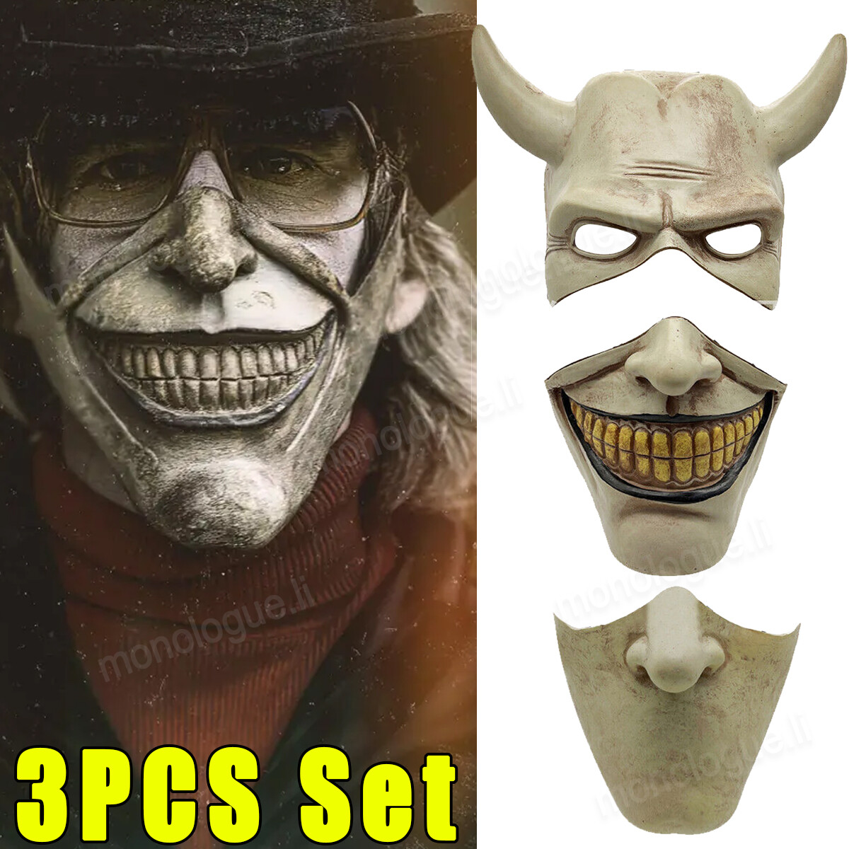 Halloween Cosplay The Black Phone Costume Mask The Grabber Mask Horror Movie