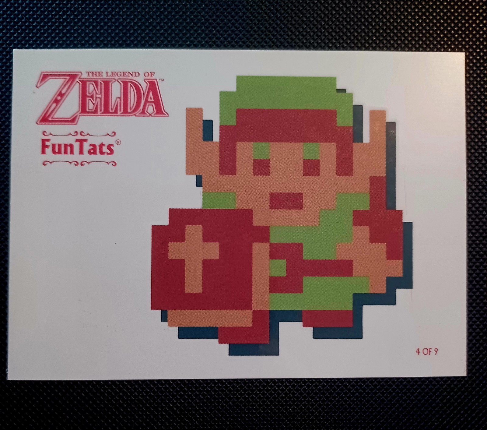 The Legend of Zelda Enterplay 2016 Card FunTats Tattoo 4 Of 9 Link