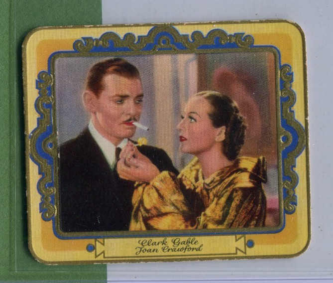 1934 GARBATY MODERNE SCHENHEITSGALERIE GERMAN TOBACCO CARD #68 CLARK GABLE & JC