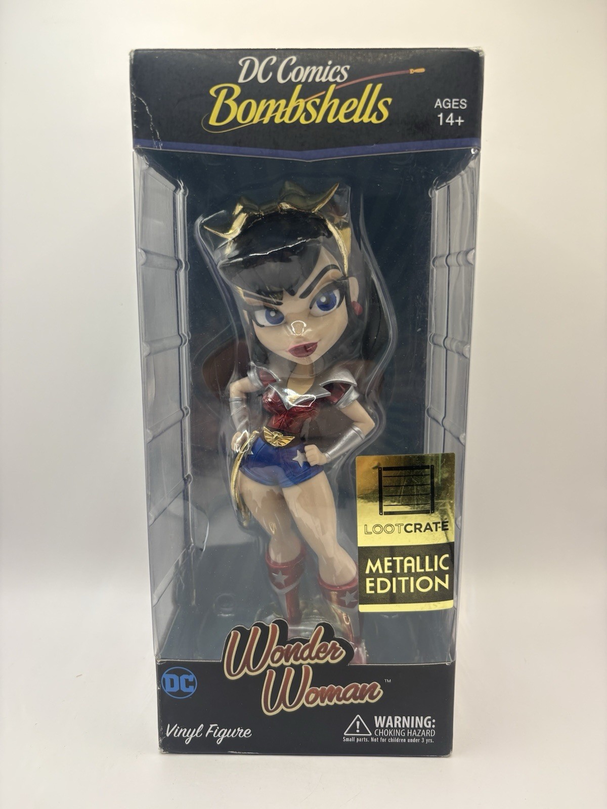2016 Cryptozoic DC Bombshells Exclusive Noir Wonder Woman Vinyl Figure
