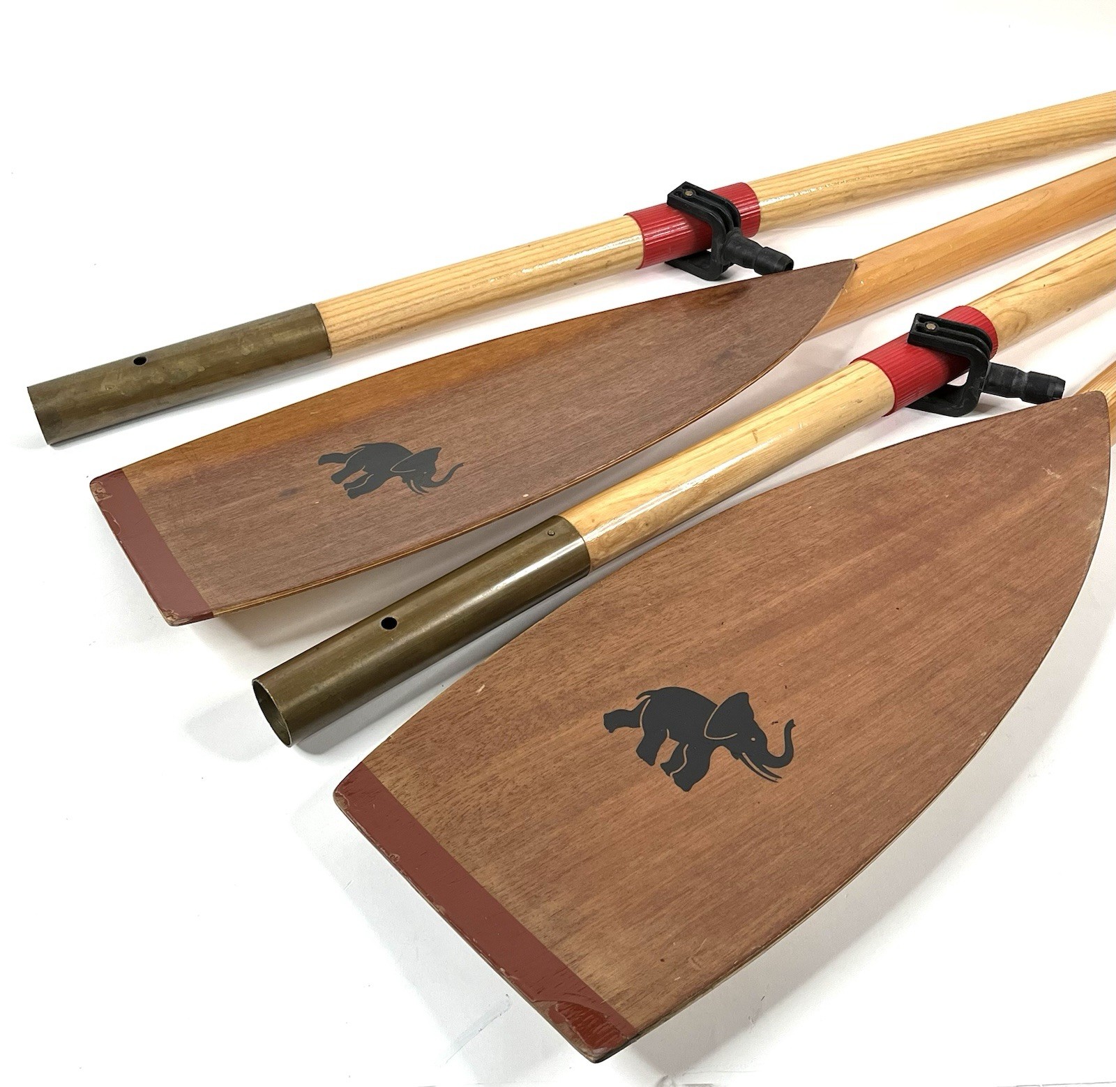 Vintage Two Piece Wooden Duck Boat or Canoe Oars 5’6” 5 Foot 6 Inches 66 Inch