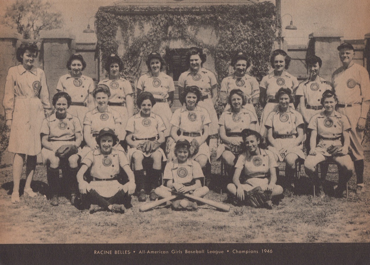 1946 All American Girls Womens Baseball League Racine Belles Team Article AAGPBL 1946 All American Girls Womens Baseball League Racine Belles Team Article AAGPBL