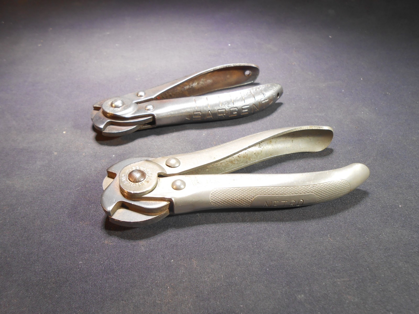 Vintage Metro (England) and Sargent (New Haven, Conn) 285 wire cutters.