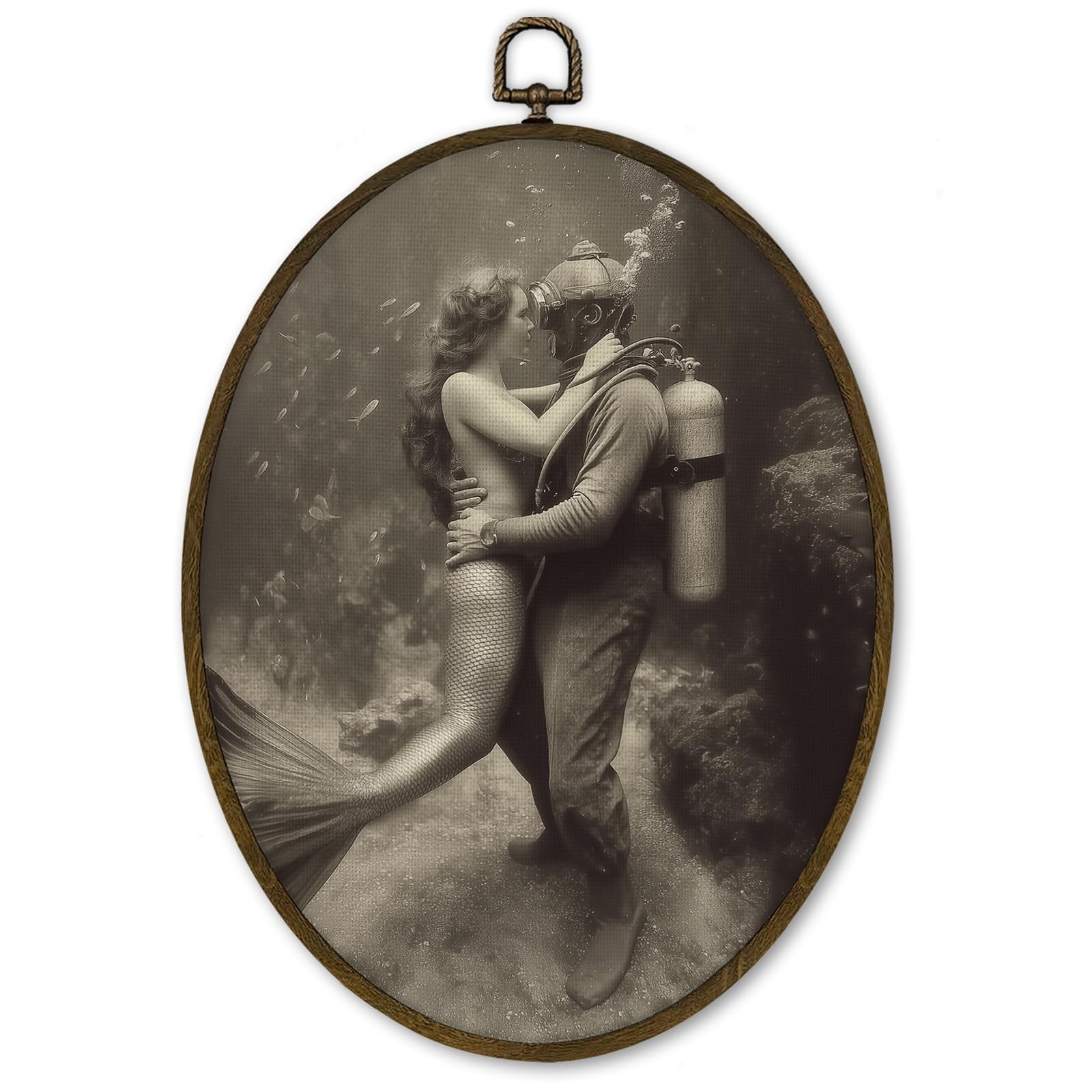 cvjutf Vintage Mermaid Nautical Coastal Wall Art Decor 8.7 x 11.3 inches cvjutf Vintage Mermaid Nautical Coastal Wall Art Decor 8.7 x 11.3 inches