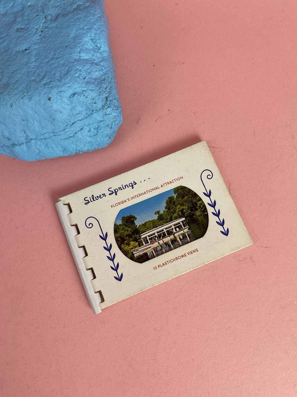 Vintage Plastichrome Photo Book - Silver Springs: Florida\'s International Attrac