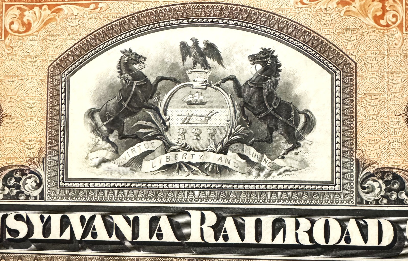 Vintage 1900s-1950s PA Railroad Stock Certificate 🚂 “Pennsy” Philadelphia