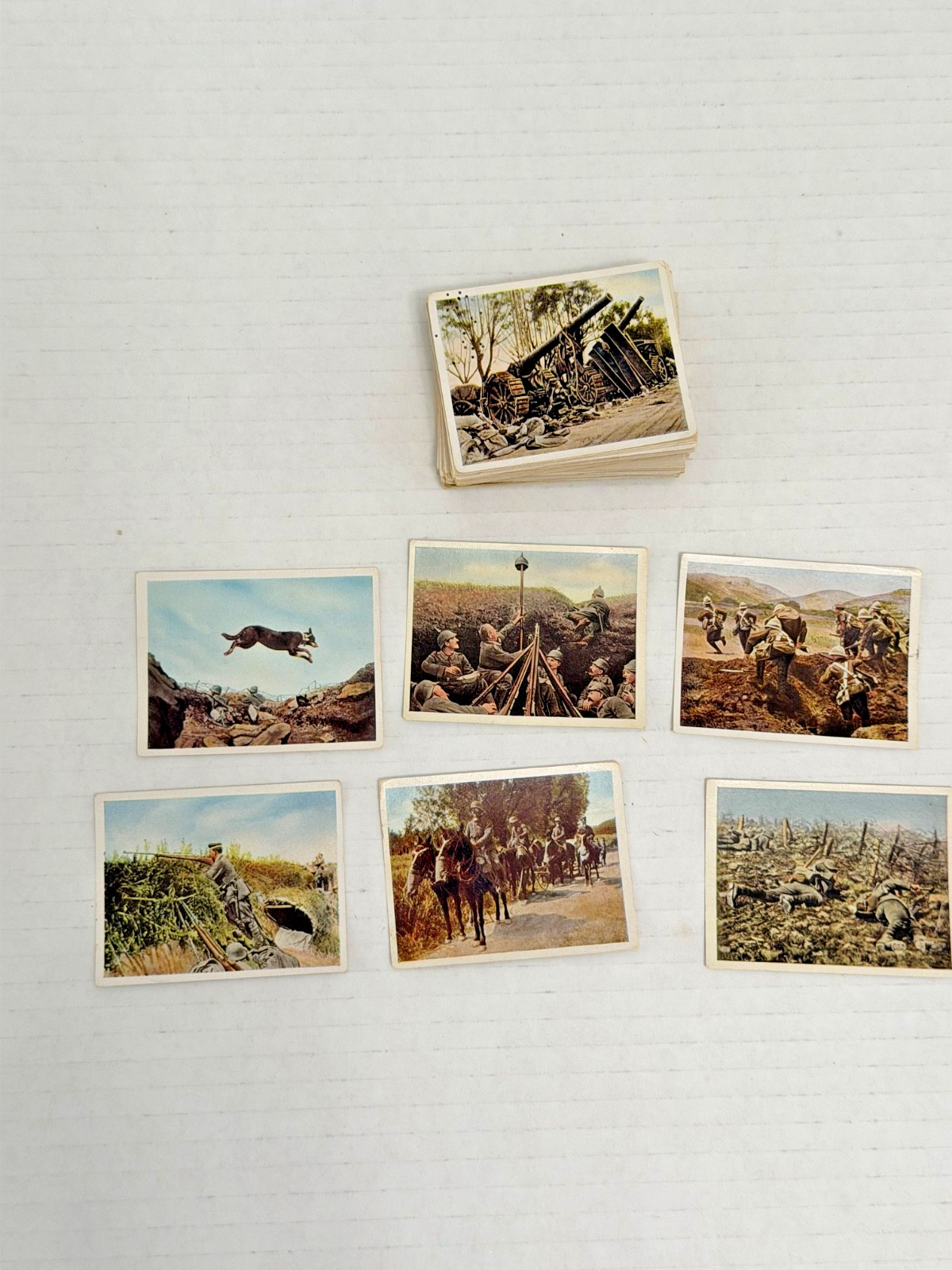 1930'S PRE WWII GERMAN MILITARY CIGARETTE CARDS COLLECTION ECKSTEIN NR 5