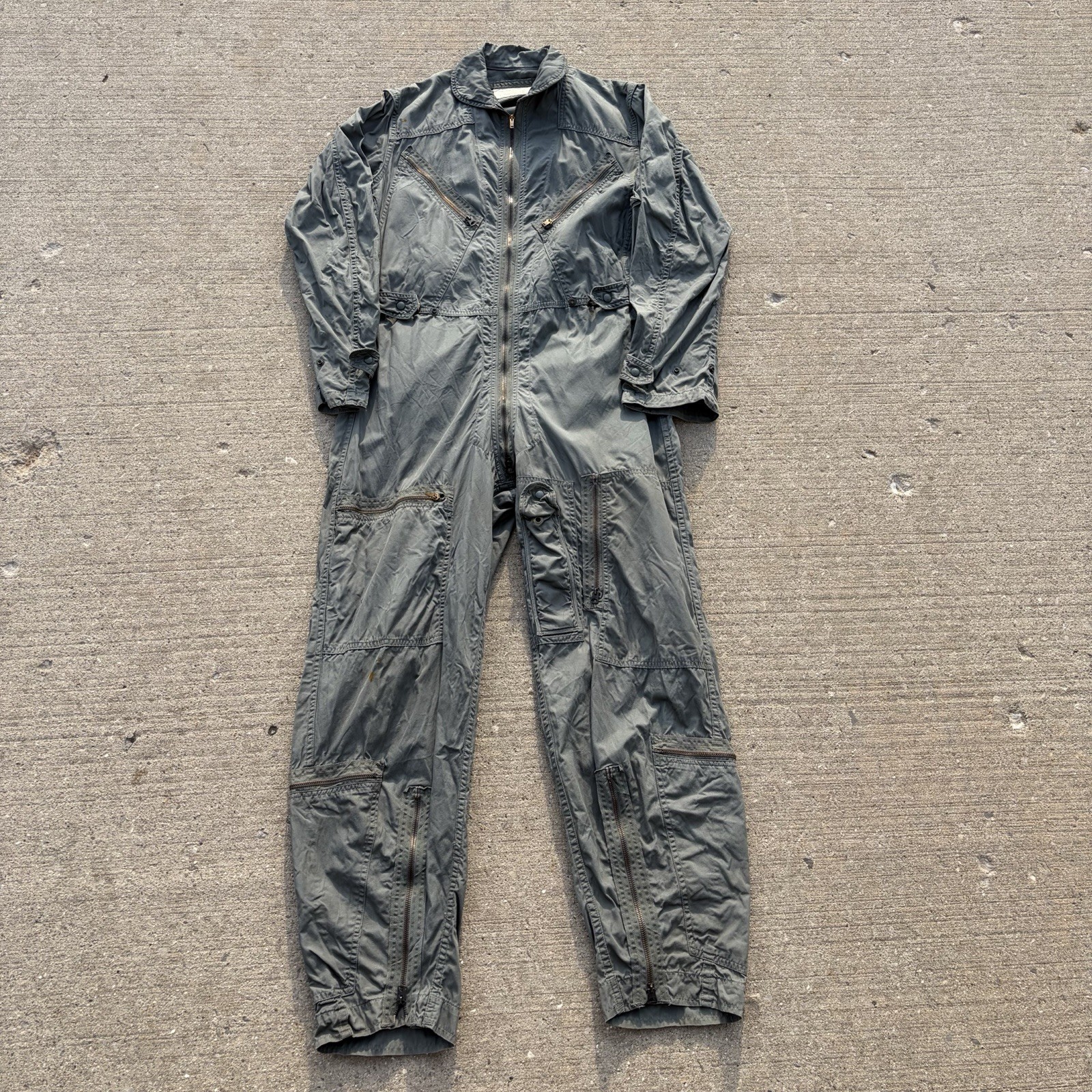 VTG 1965 K-2B Coverall Flying Suit Flight Small Regular Very Light 60s Military